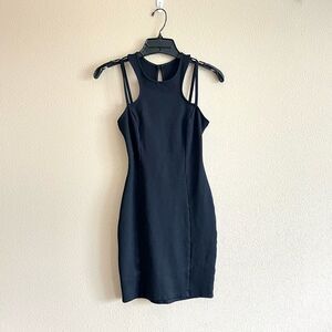 Foreign Exchange Mini Black Bodycon Dress